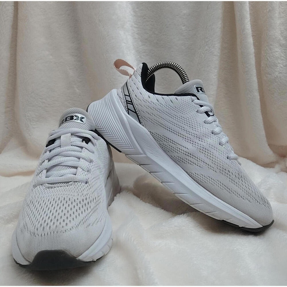 RBX Live Life Active Women's 6.5 White Running Walking Sneaker Shoes